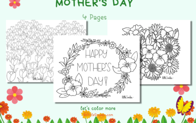 Mother’s Day Coloring Pages