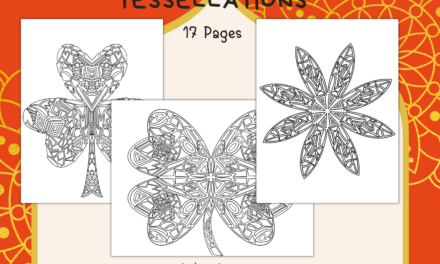 Discover Unique and Intricate Tessellation Patterns to Color
