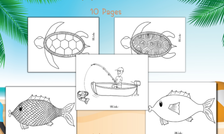 10 Summer Fun Coloring Pages